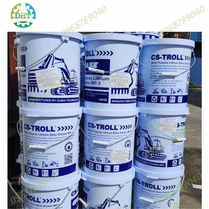 MỠ CS-TROLL CHỊU NHIỆT THÙNG 4KG LOẠI 380 ĐỘ