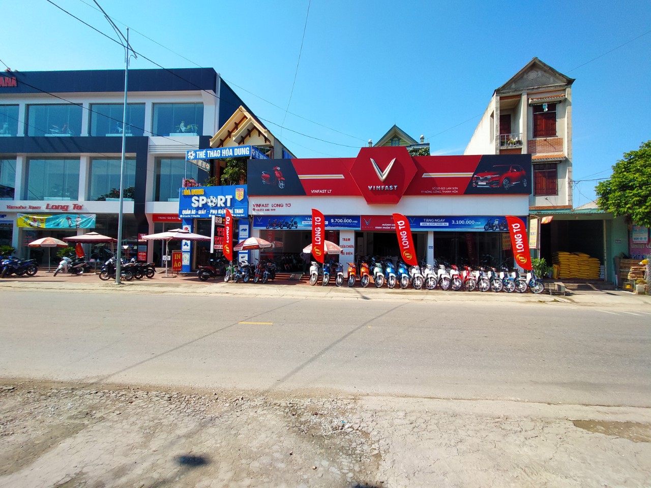 Xưởng may cờ cánh buồm, cờ quảng cáo, cờ giọt lệ, cờ bãi biển, cờ phướn